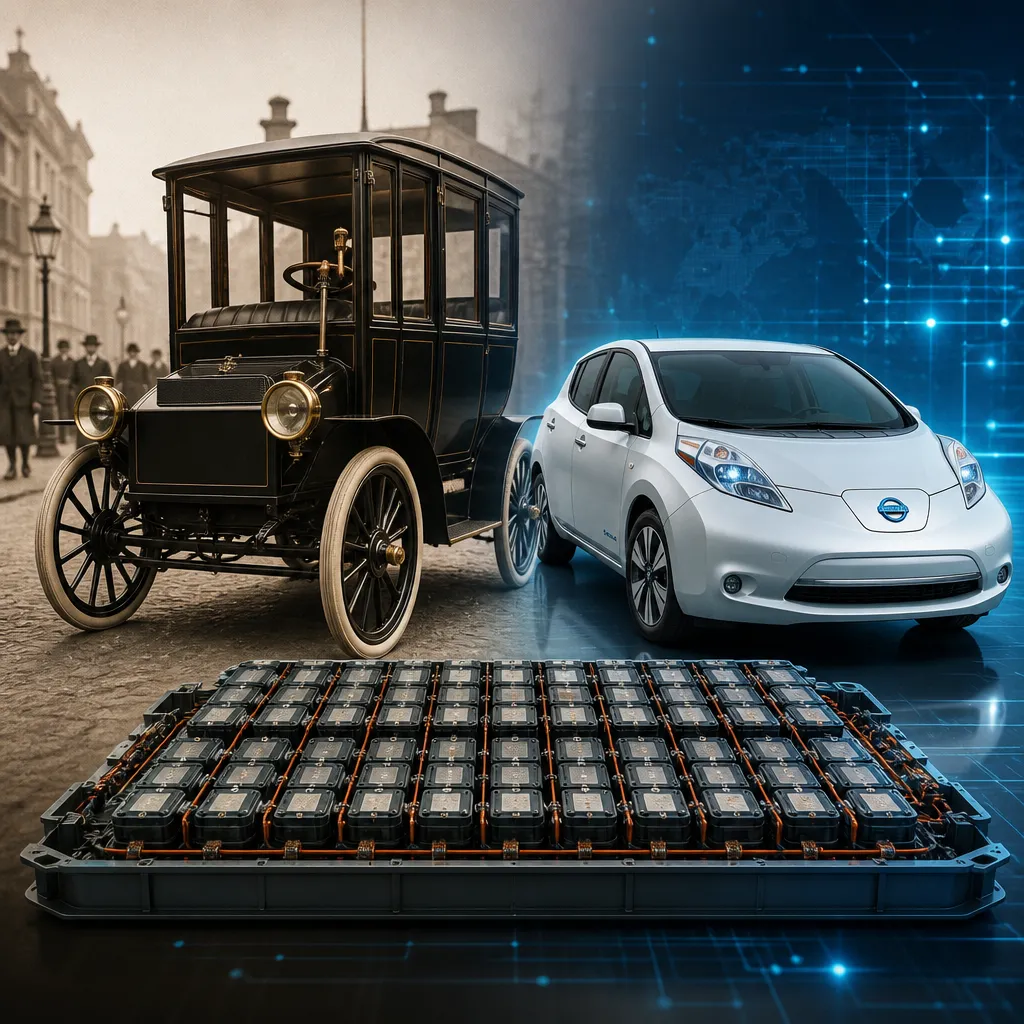 1918-ci ilin elektrik avtomobili 42 batareya ilə ilk Nissan Leaf-dən daha çox məsafə vəd edirdi
