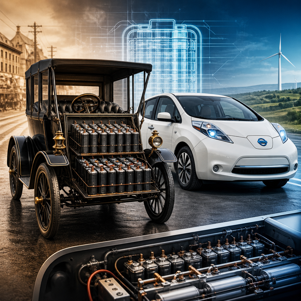 1918-ci ilin elektrik avtomobili 42 batareya ilə ilk Nissan Leaf-dən daha çox məsafə vəd edirdi