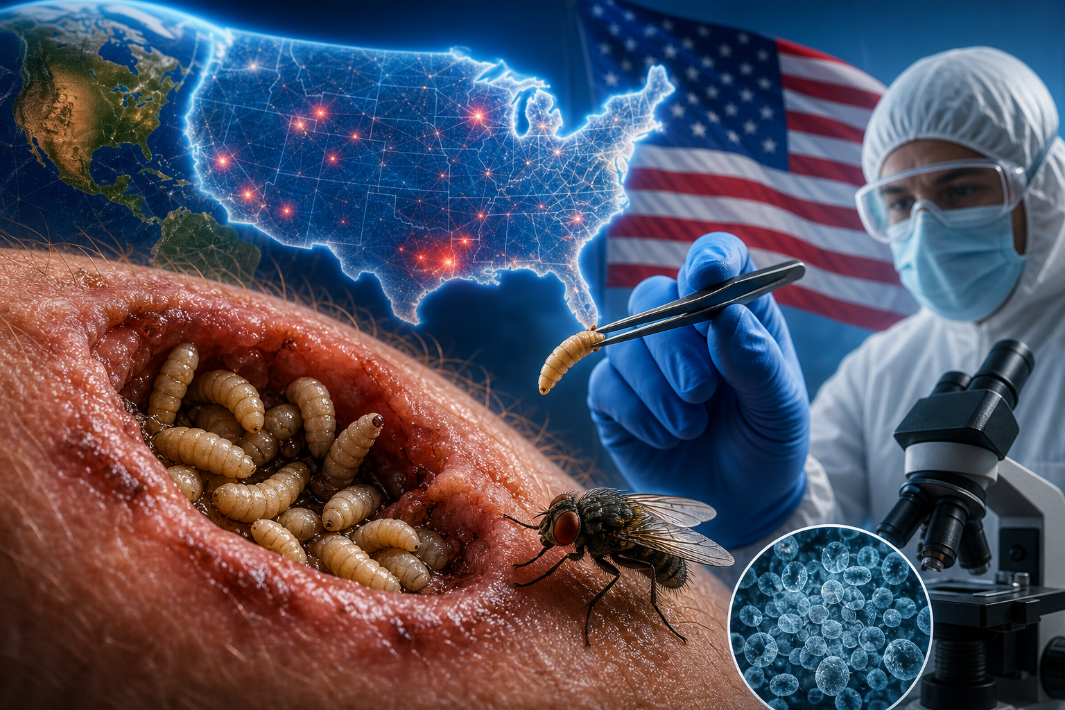 ABŞ-da screwworm həyəcanı: İnsan üçün risk azdır, amma təhlükə realdır