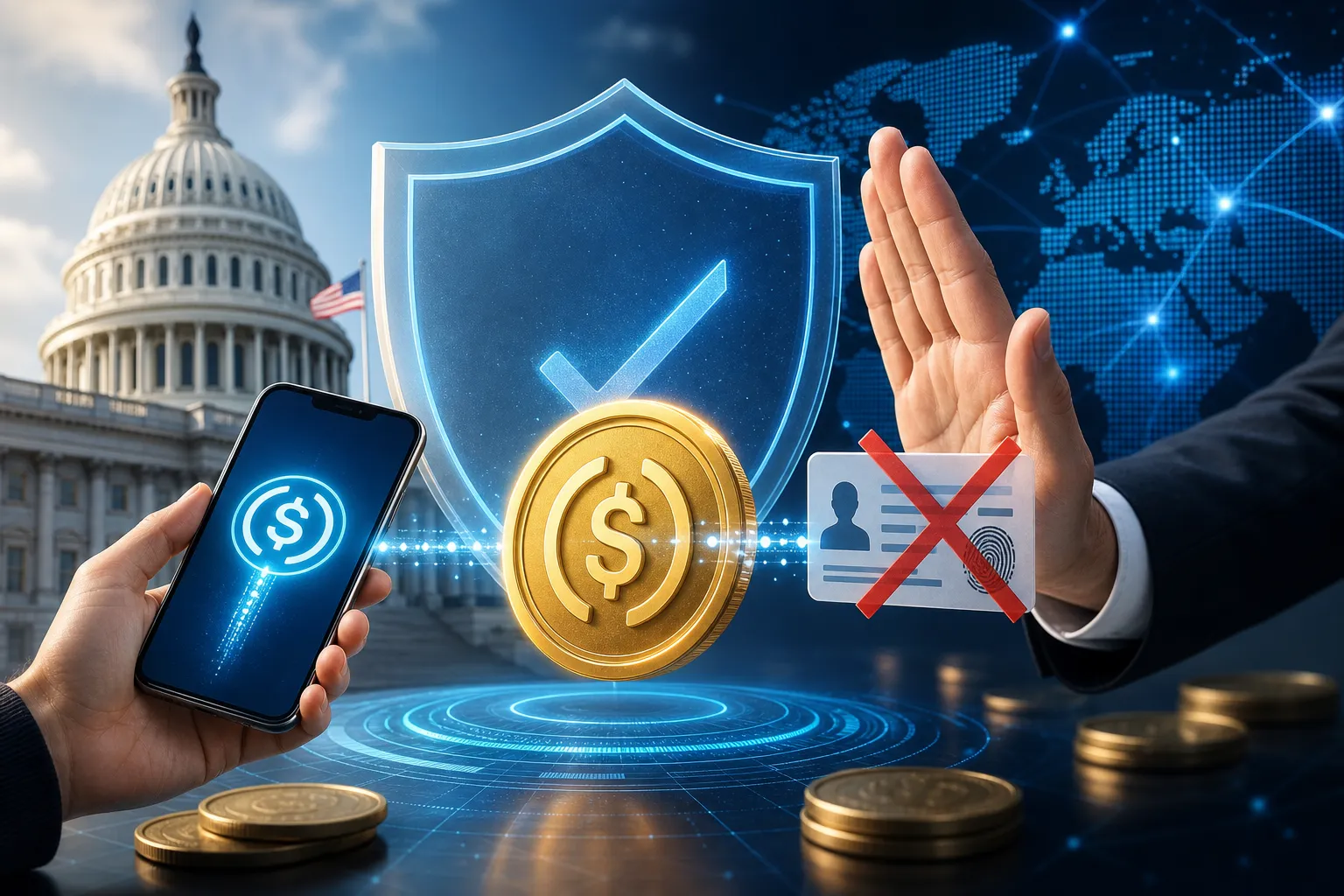 ABŞ tənzimləyiciləri stablecoin köçürmələrində ID yoxlamasını məcburi etmir