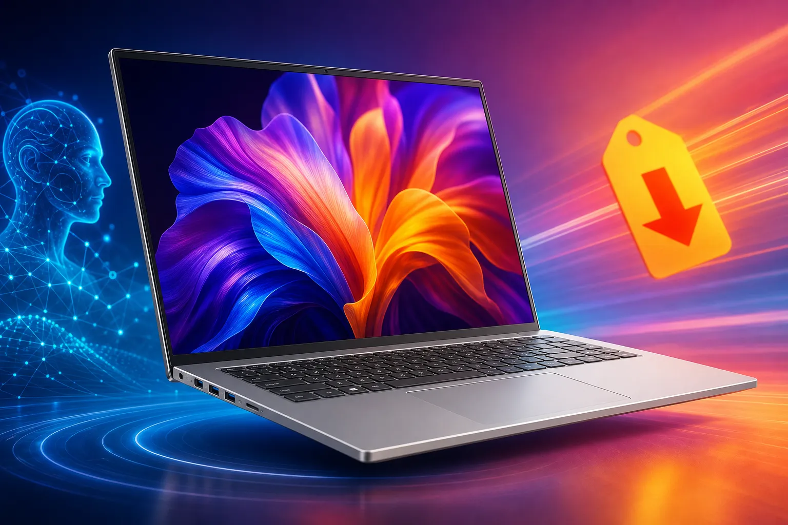 Acer Swift Go 16 AI endirimdə: 900 dollara OLED ekranlı, 32GB RAM-li nəhəng laptop