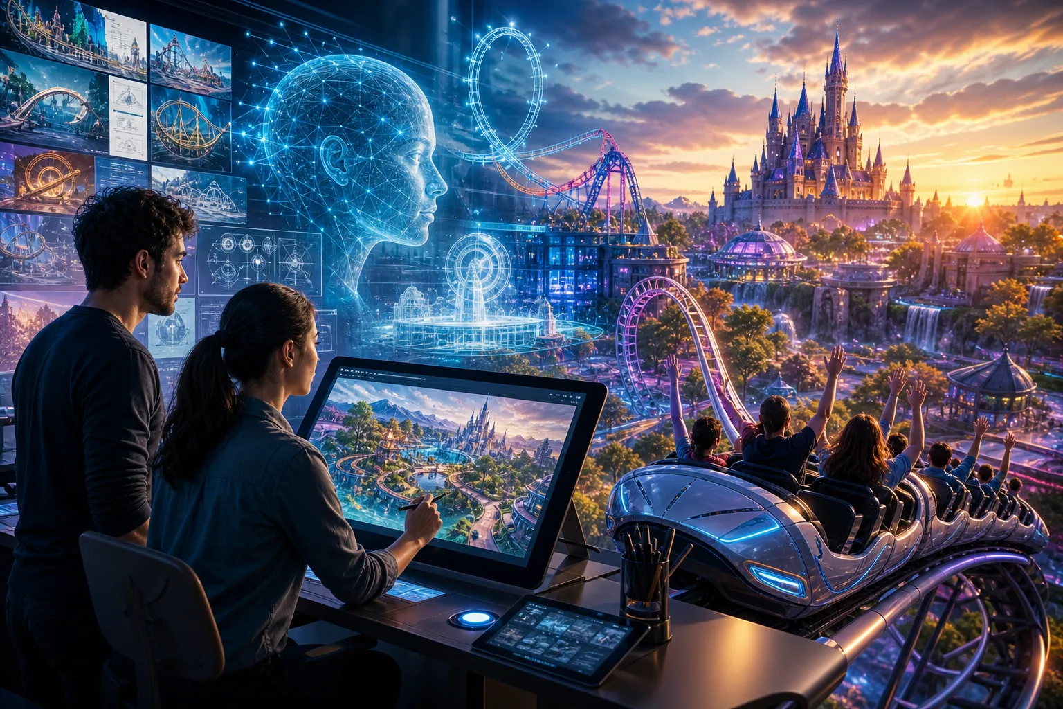 Adobe və Disney AI ilə gələcəyin tema park attraksionlarını hazırlayır