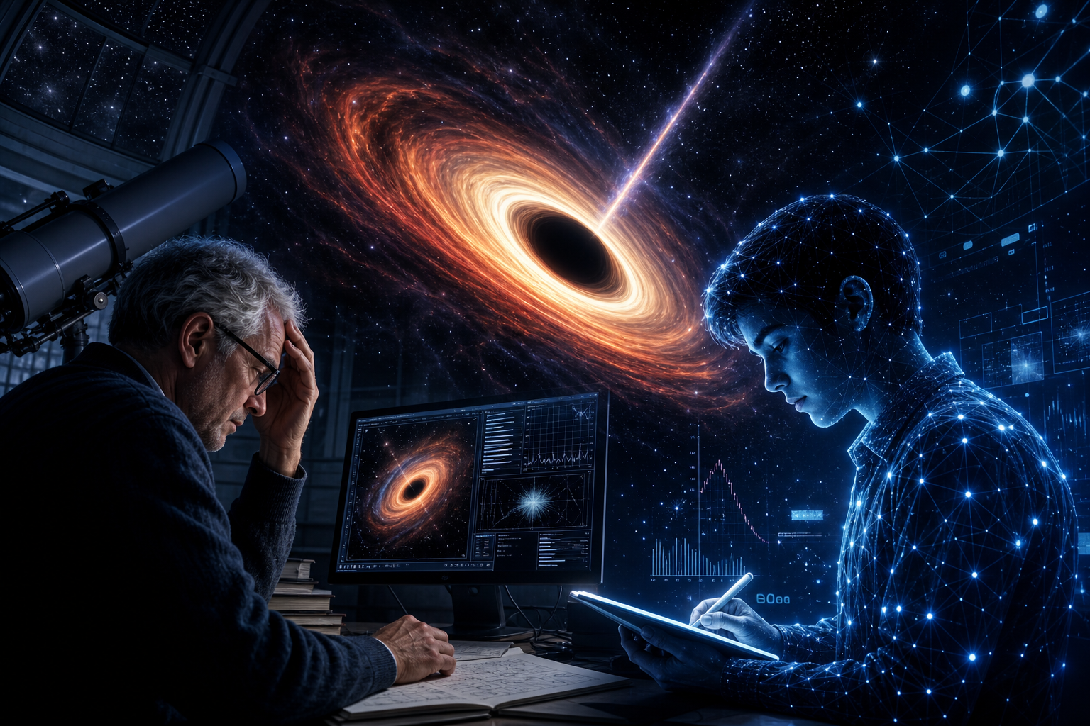 AI astrofizikanı dəyişir: alimlər qara dəlikləri öyrənən yeni nəslin bacarıqlarından narahatdır