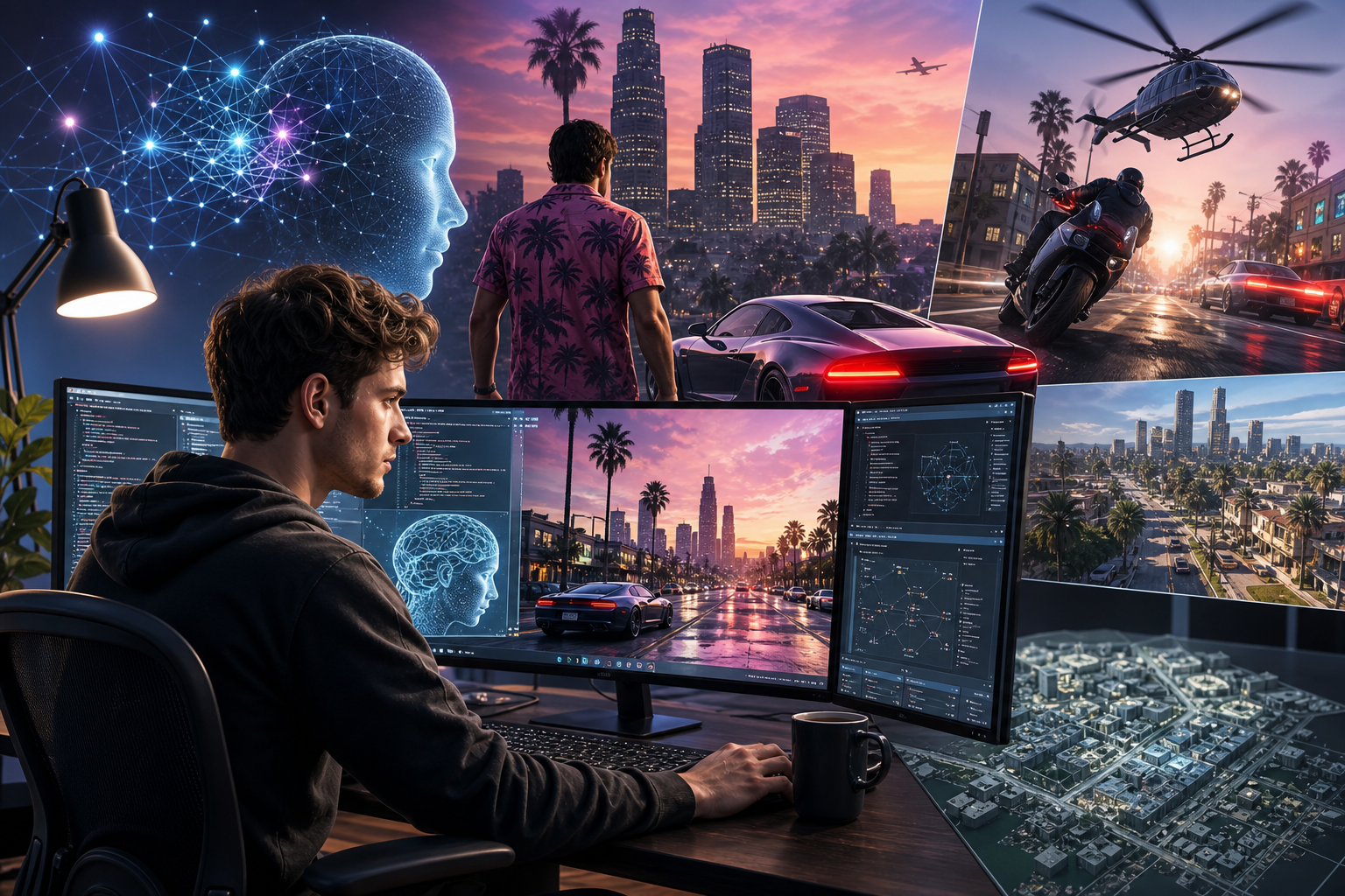 AI ilə GTA 6 hazırlamaq istəyir: 25 yaşlı startup qurucusu Rockstar-ı qabaqlamağa çalışır