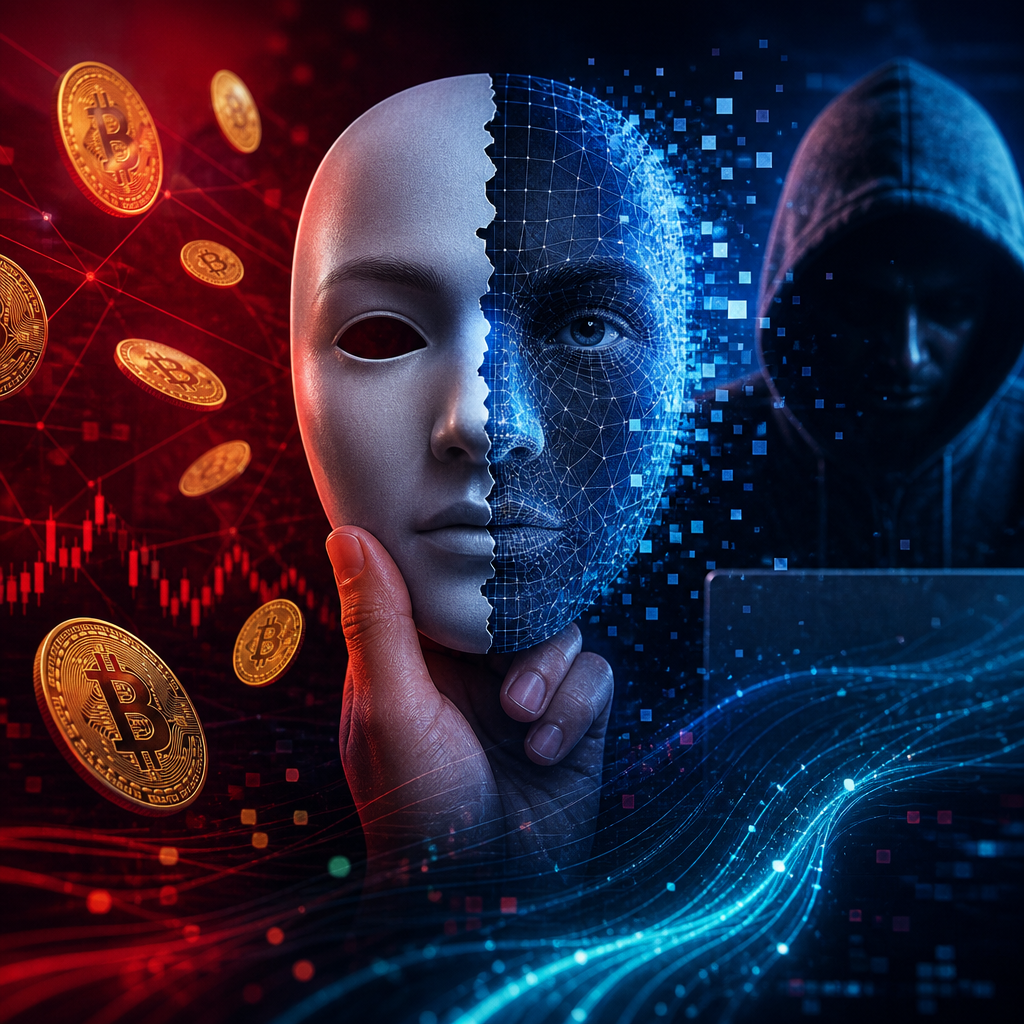 AI kripto fırıldaqçılığını partlatdı: saxta kimlik hücumları 1,400% artıb