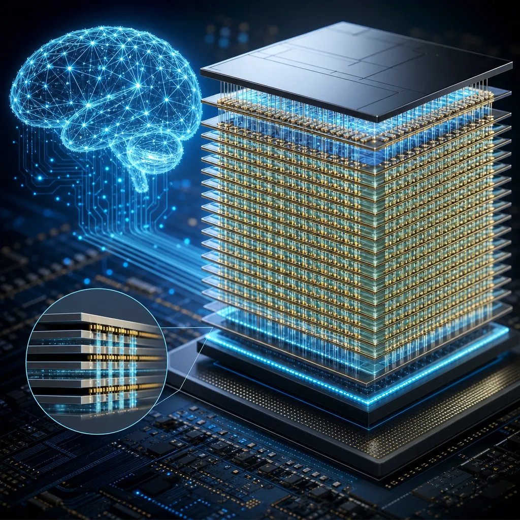 AI üçün yaddaş darboğazı azalır: Koreyalı alimlər HBM sıxlığını 4 dəfə artıran ultranazik çip yığını hazırladı