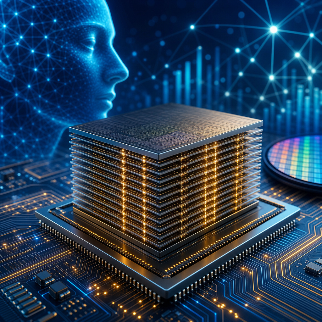AI üçün yaddaş darboğazı azalır: Koreyalı alimlər HBM sıxlığını 4 dəfə artıran ultranazik çip yığını hazırladı
