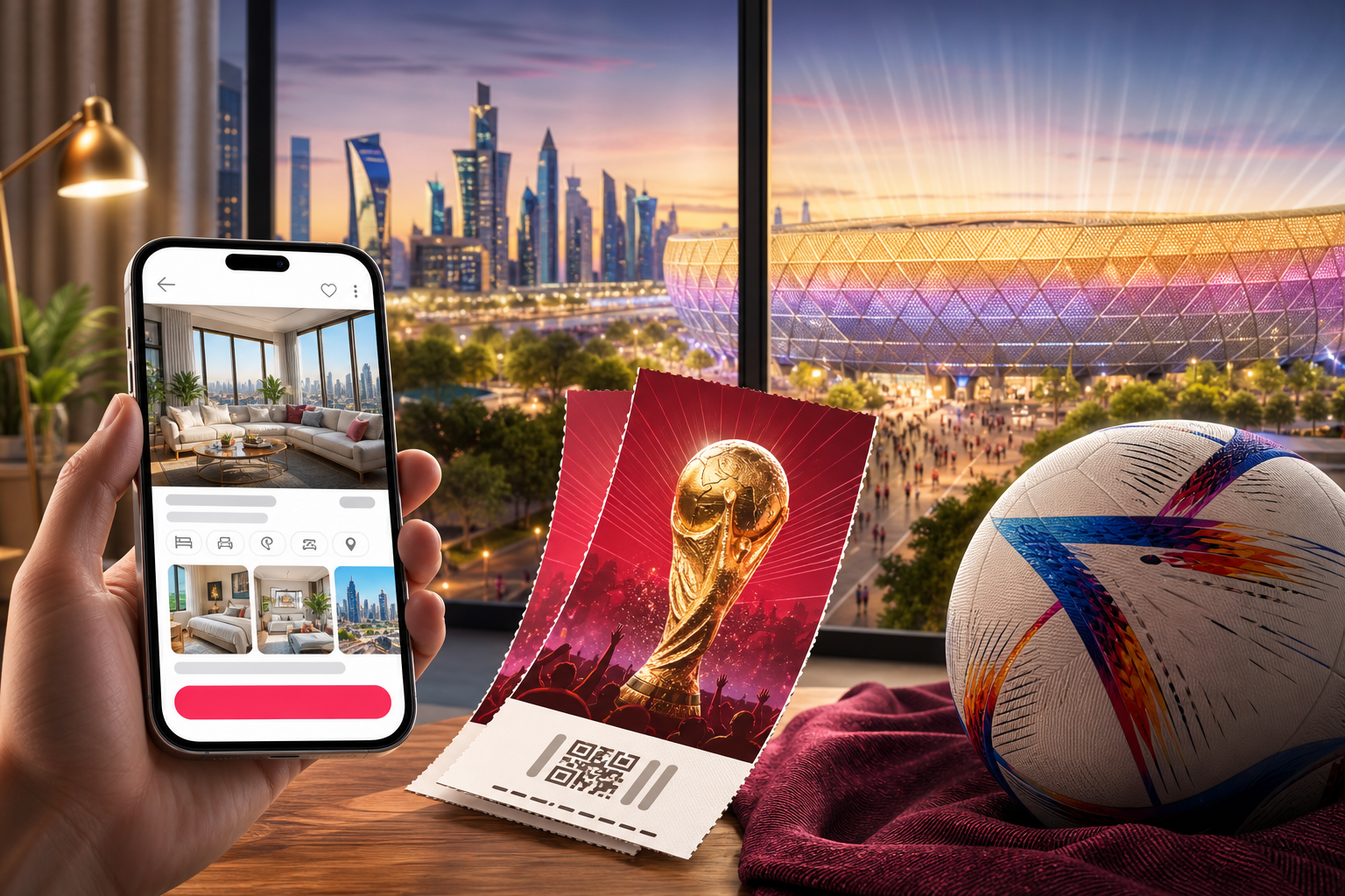 Airbnb seçilmiş rezervasiyalarda World Cup biletlərini pulsuz verəcək