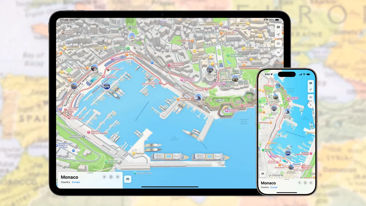 Apple, F1 Monaco Qran Prisi üçün Təkmilləşdirilmiş Xəritə Xüsusiyyətlərini Geri Qaytarır