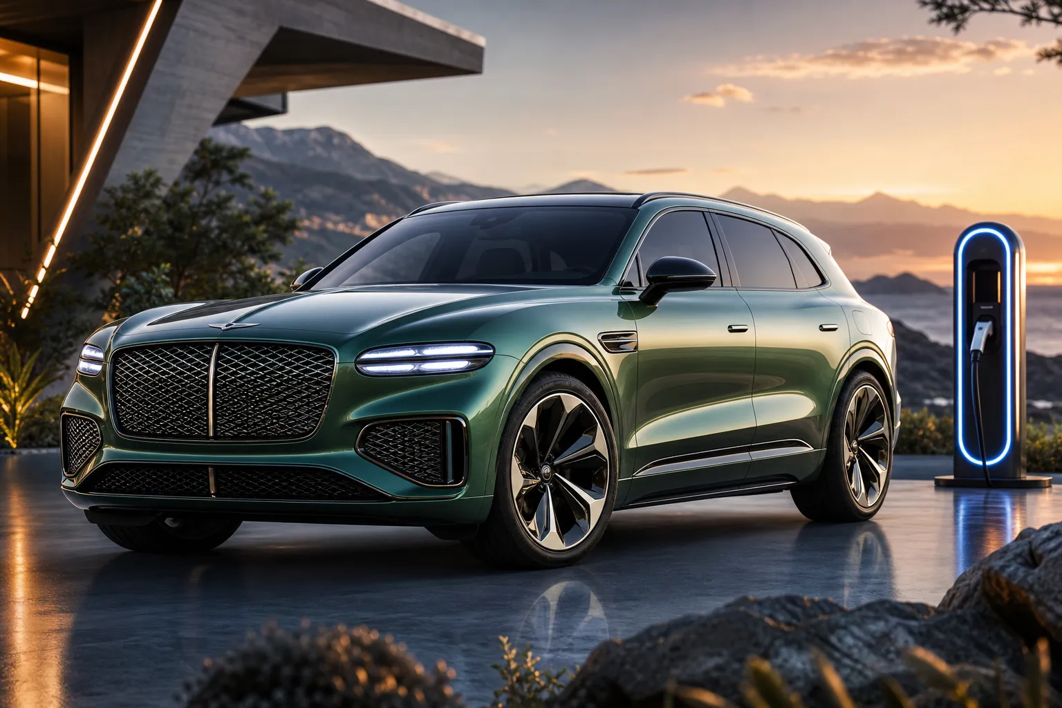 Bentley ilk elektrik avtomobili Torcal üçün geri sayımı başladı