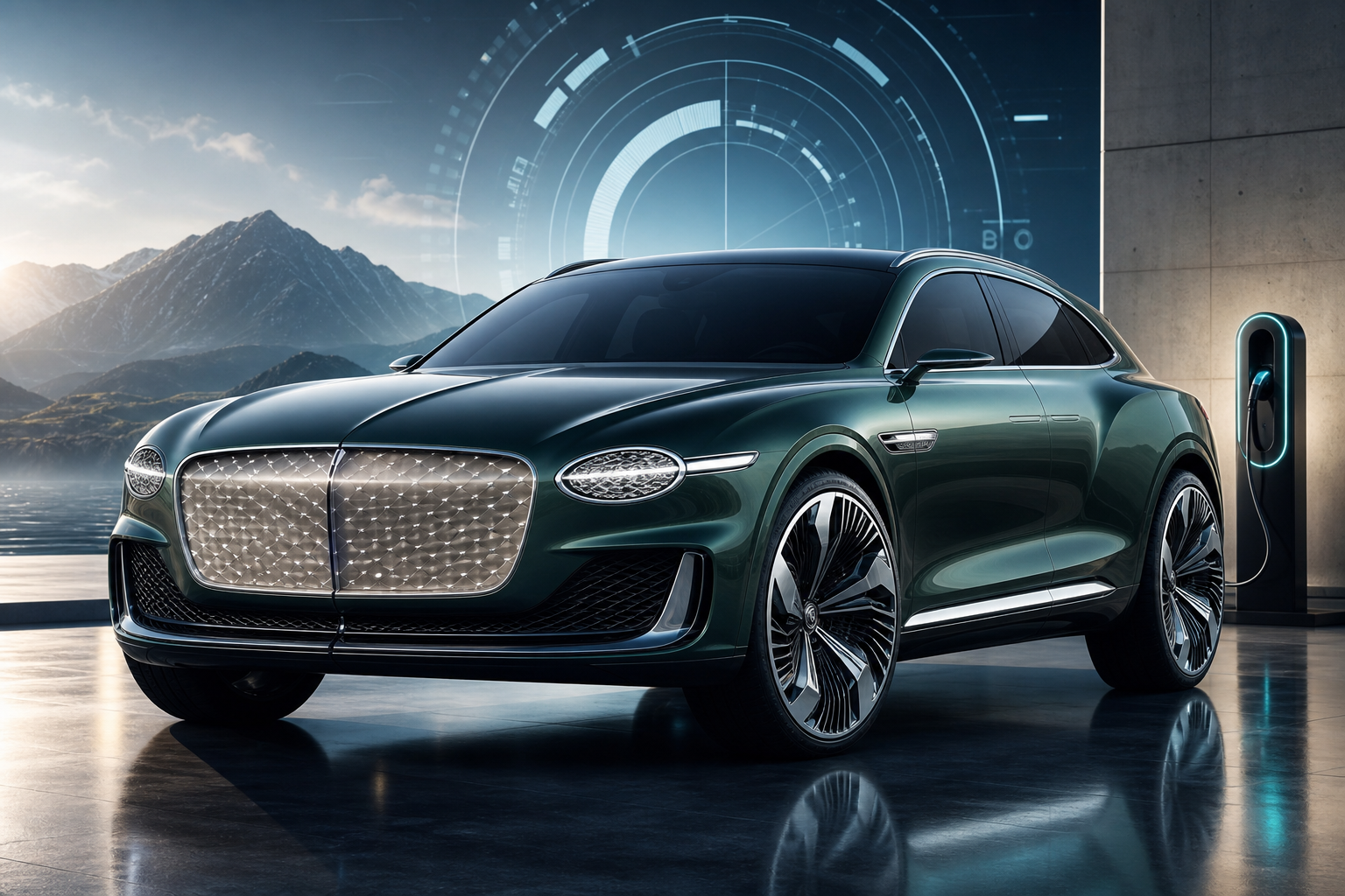Bentley ilk elektrik avtomobili Torcal üçün geri sayımı başladı