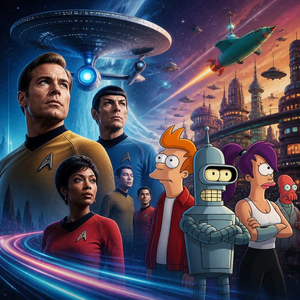 Bu ay izləməyə dəyən texnologiya ruhlu seriallar: Star Trek və Futurama yenidən gündəmdə