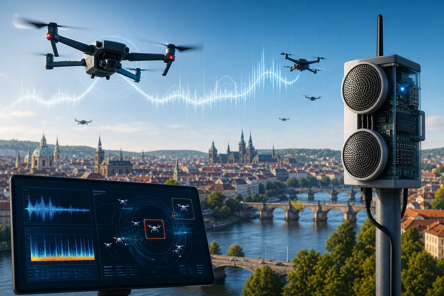Çex startup dronları səsindən tanıyan AI sistemi hazırladı: hər sensor cəmi €150-dir