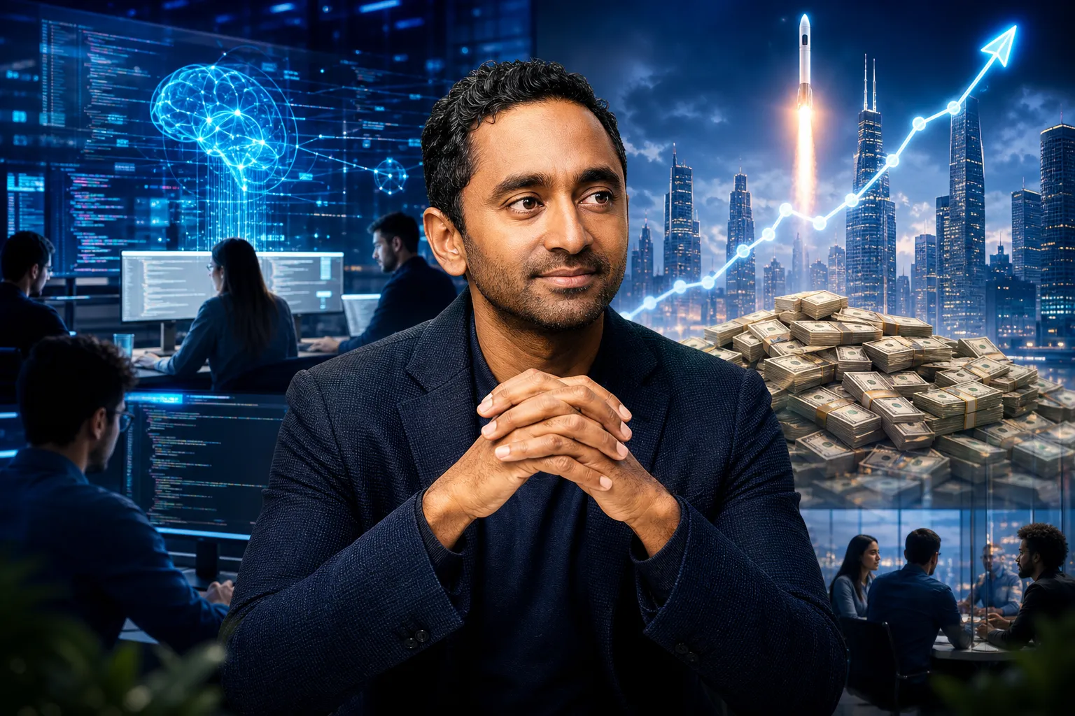 Chamath Palihapitiya AI kodlaşdırma startupı üçün 135 milyon dollar cəlb etdi və CEO oldu