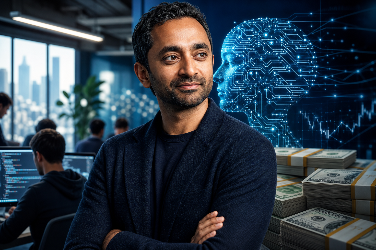 Chamath Palihapitiya AI kodlaşdırma startupı üçün 135 milyon dollar cəlb etdi və CEO oldu