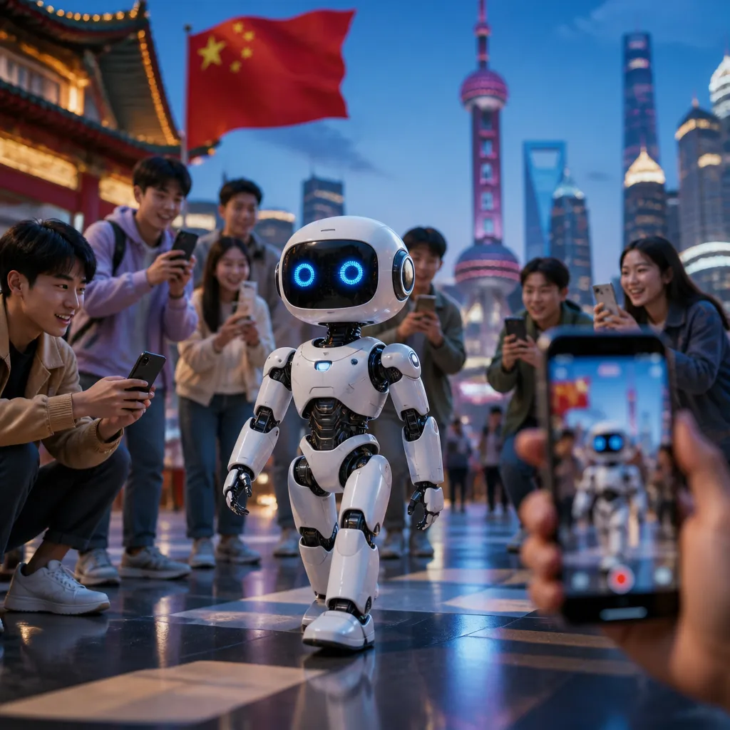 Çindən çıxan 4 futluq robot sosial medianın yeni ulduzuna çevrilir