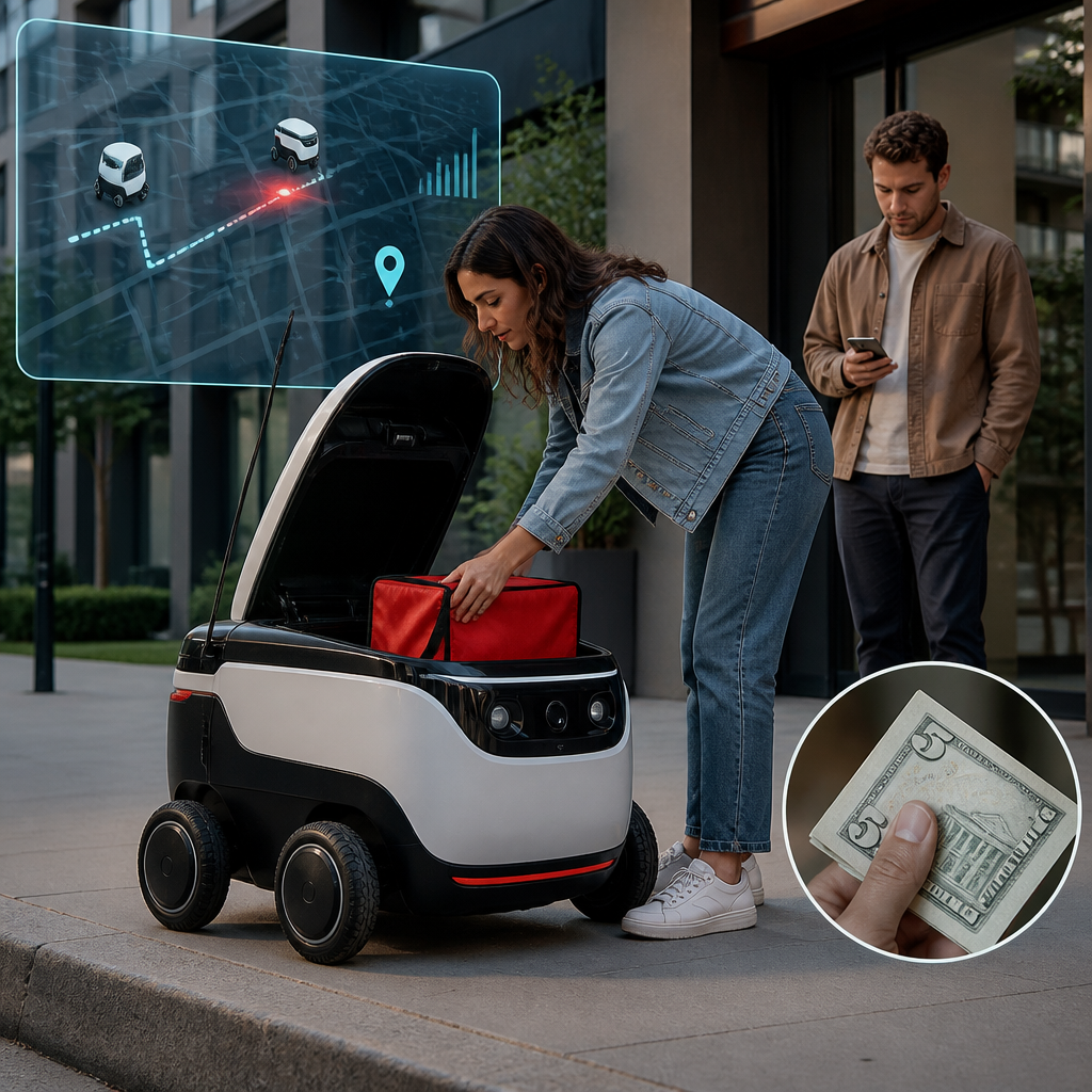 DoorDash robotlarını insanlara yüklətdirir: avtonom çatdırılmada gözlənilməz “5 dollarlıq” problem