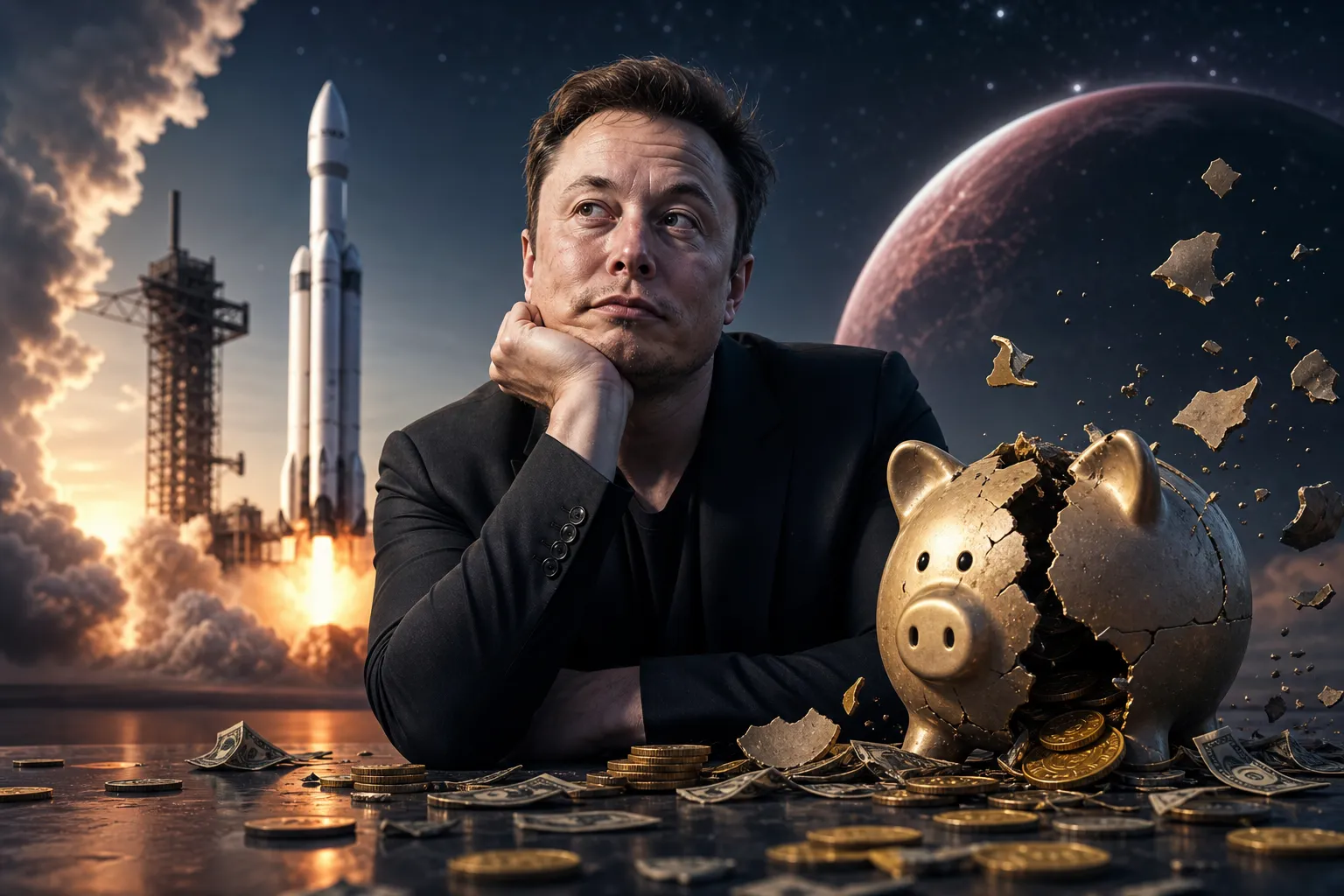 Elon Musk trilyonerliyə çata bilmədi: SpaceX ətrafında satirik sərvət gündəmi