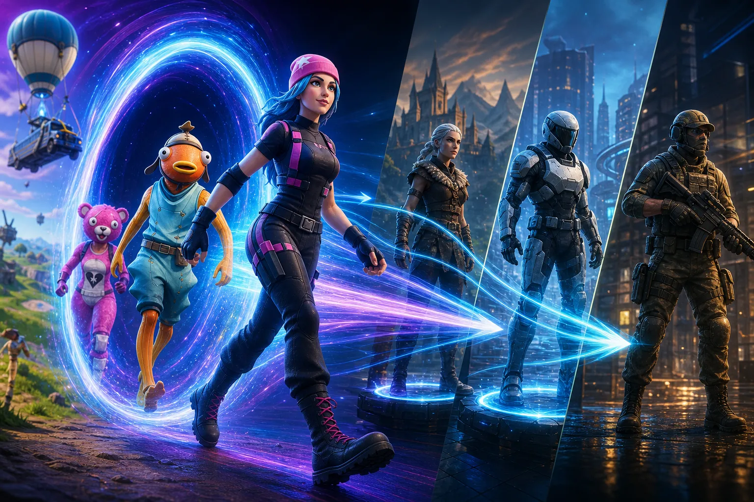 Epic Games Fortnite skinlərini başqa oyunlara daşımaq istəyir