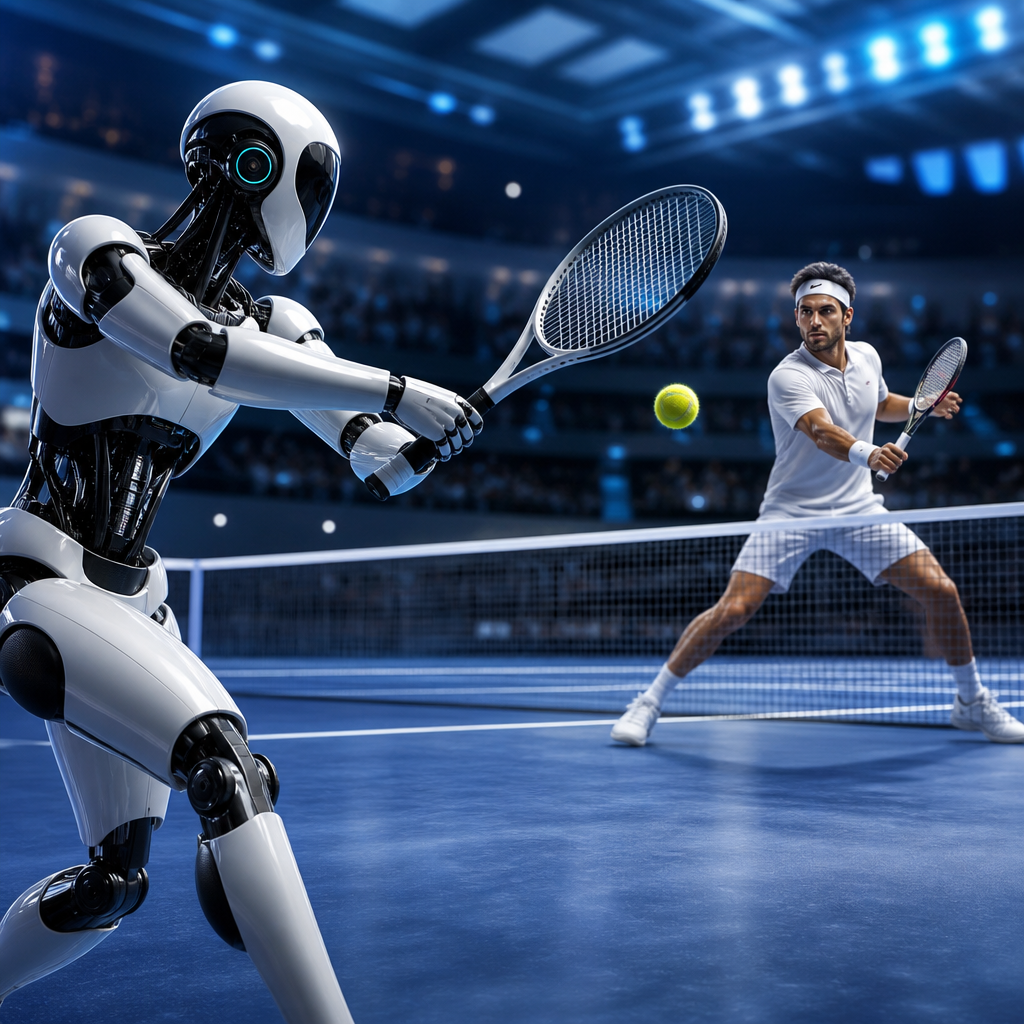 Galbot robotu tennis çempionu ilə 100-dən çox rallini avtonom tamamladı