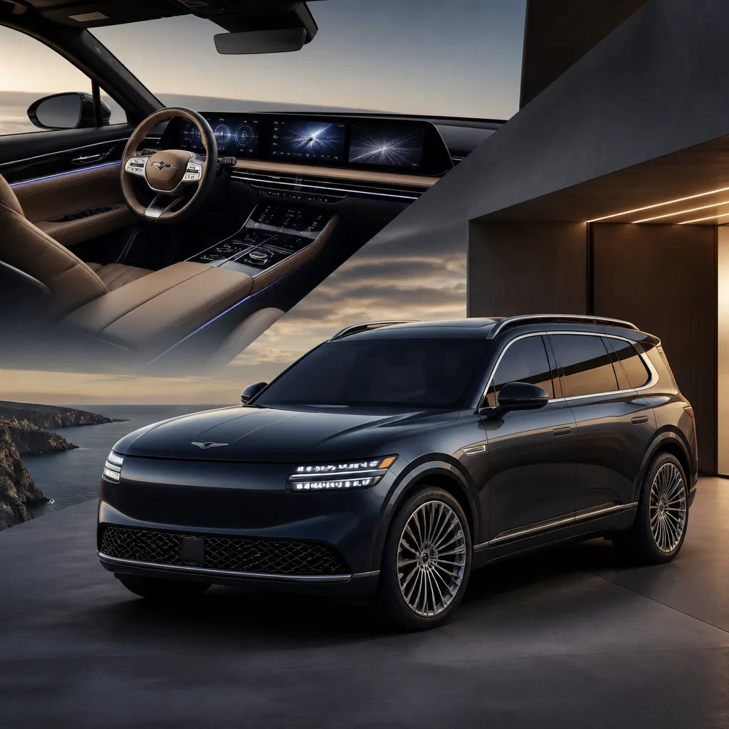 Genesis GV90 təqdim edildi: 490 kW gücə malik lüks elektrik SUV Avropadan yan keçir