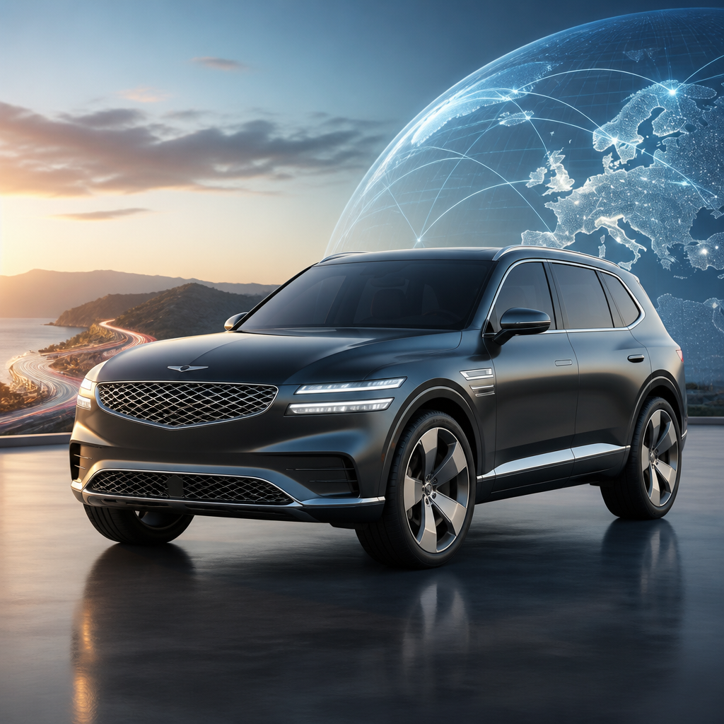 Genesis GV90 təqdim edildi: 490 kW gücə malik lüks elektrik SUV Avropadan yan keçir