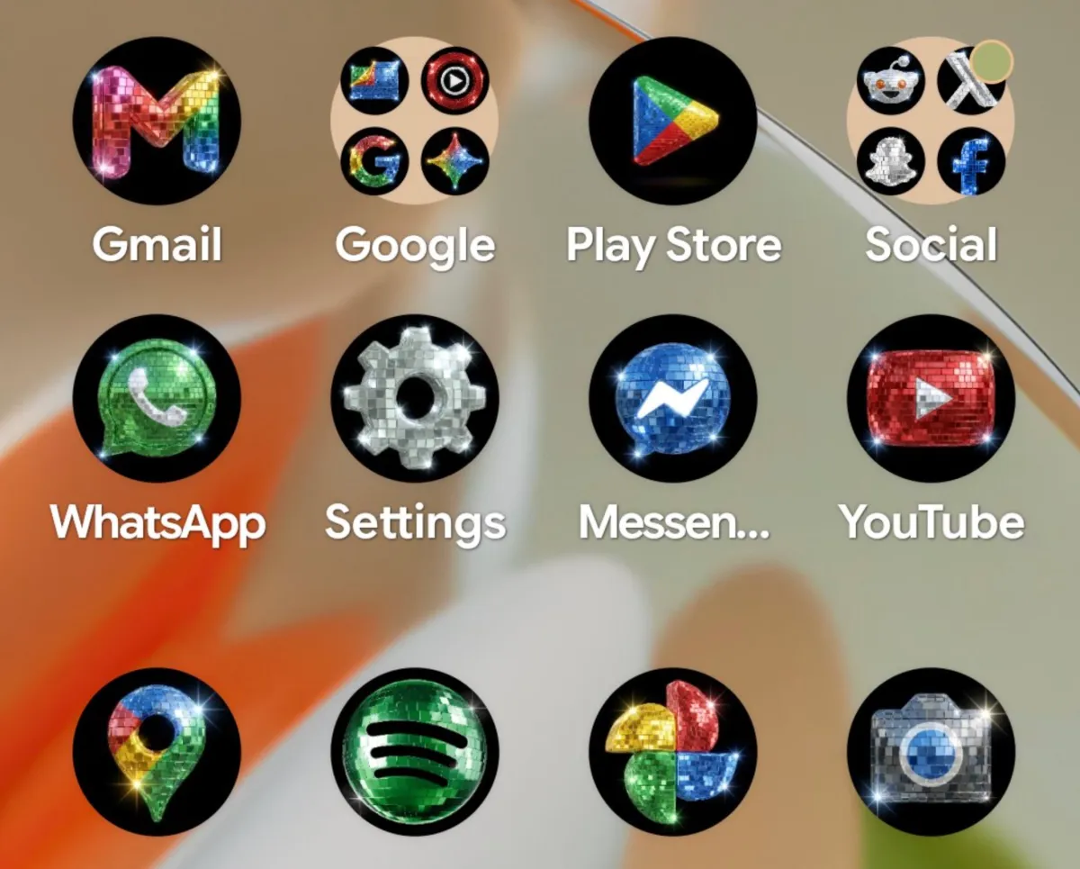 Google Disco İkonları ilə Android-i Rəngləndirir
