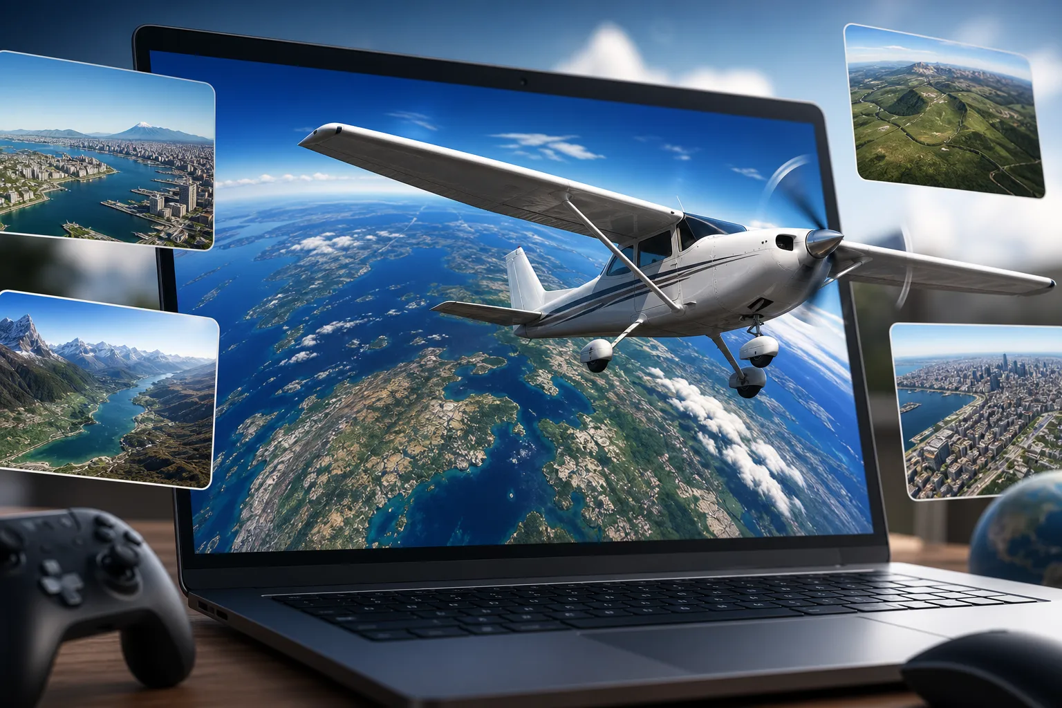 Google Earth uçuş simulyatoru brauzerə gəldi: necə oynamaq olar?