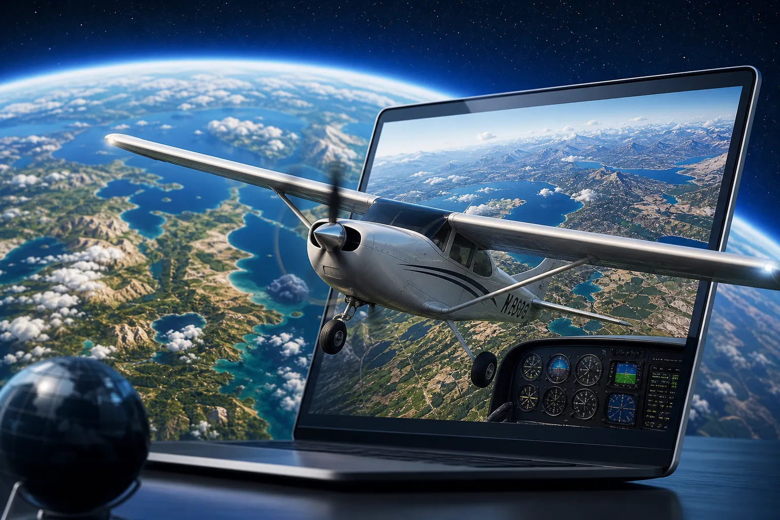 Google Earth-un gizli uçuş simulyatoru artıq brauzerdə pulsuz açıldı