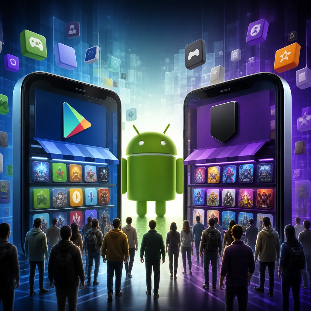 Google Play-də ilk rəqib tətbiq mağazası göründü: Epic mübarizəsi Android-i dəyişir