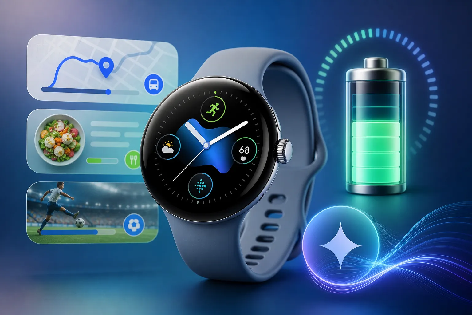 Google Wear OS 7-ni təqdim etdi: Pixel Watch üçün Live Updates, Gemini və daha uzun batareya