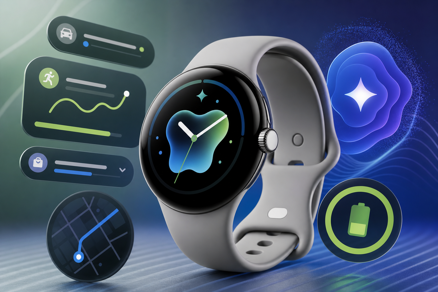 Google Wear OS 7-ni təqdim etdi: Pixel Watch üçün Live Updates, Gemini və daha uzun batareya