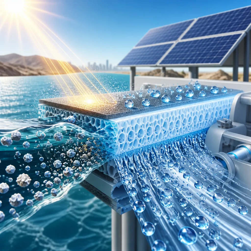 Günəş enerjisi ilə duzsuzlaşdırmada yeni membran ümid yaradır