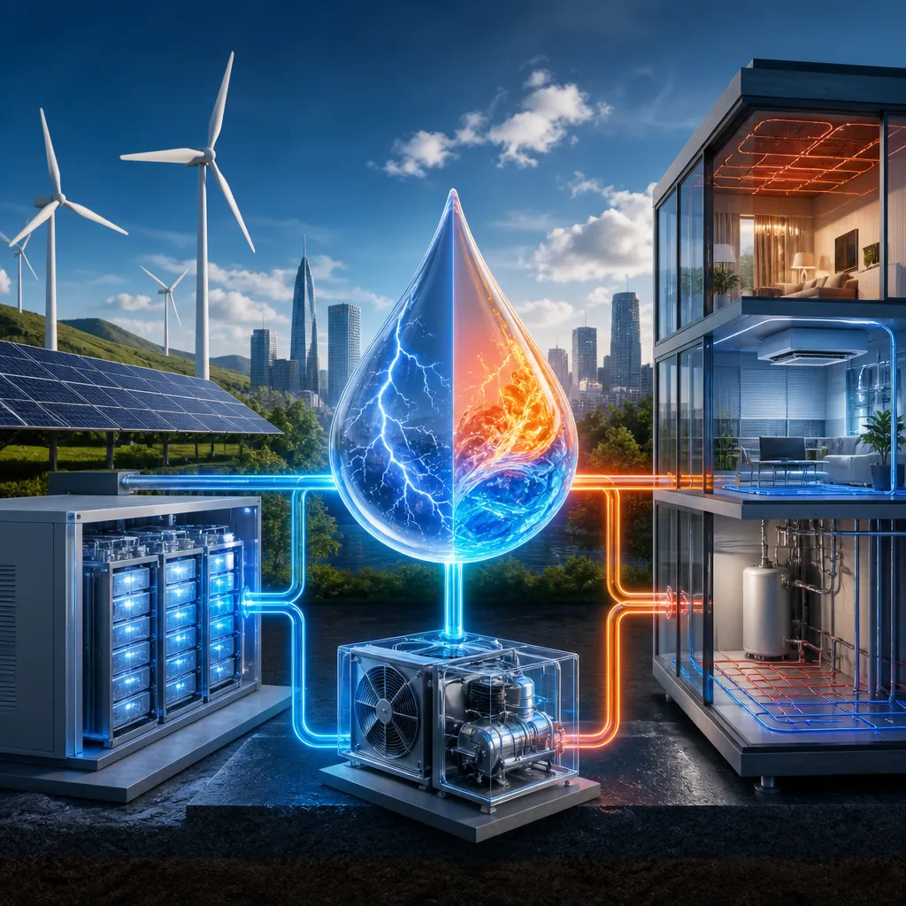 Hibrid enerji sistemi: Bir damla elektrik, istilik və soyutma necə təmin edilə bilər?