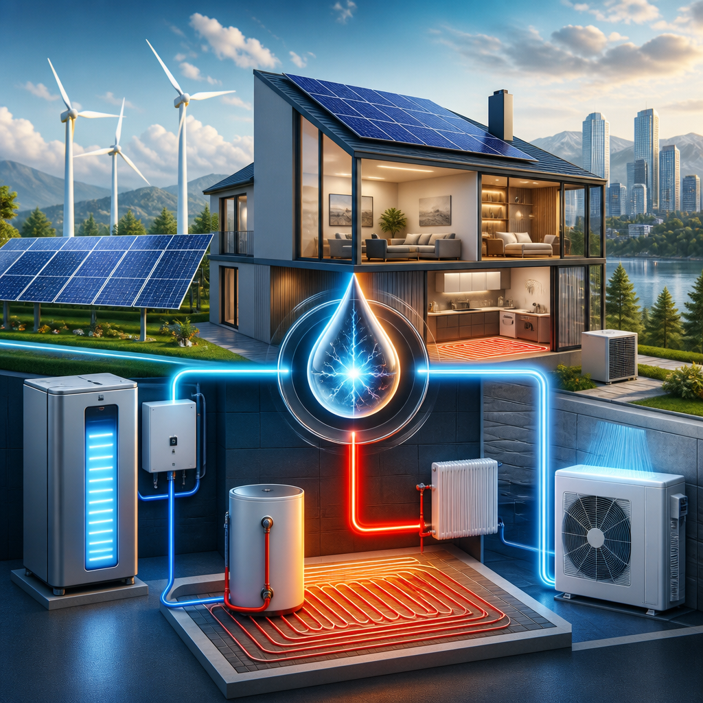 Hibrid enerji sistemi: Bir damla elektrik, istilik və soyutma necə təmin edilə bilər?