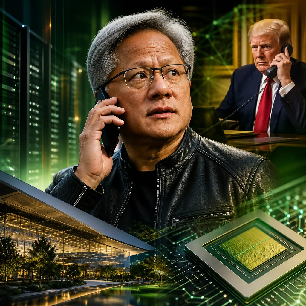 Jensen Huang Nvidia iclasında Trump zəngi aldı: AI çip nəhəngində nələr baş verir?