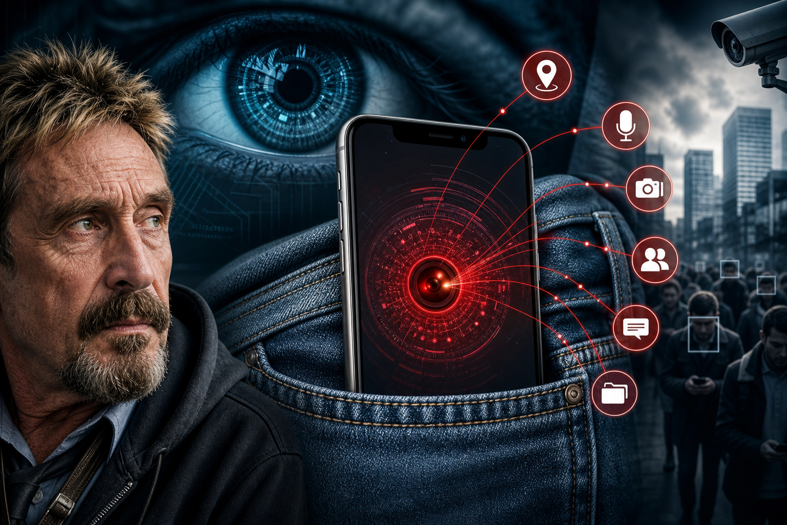 John McAfee-nin xəbərdarlığı: Smartfonlar cibimizdəki ən böyük casusa necə çevrildi?