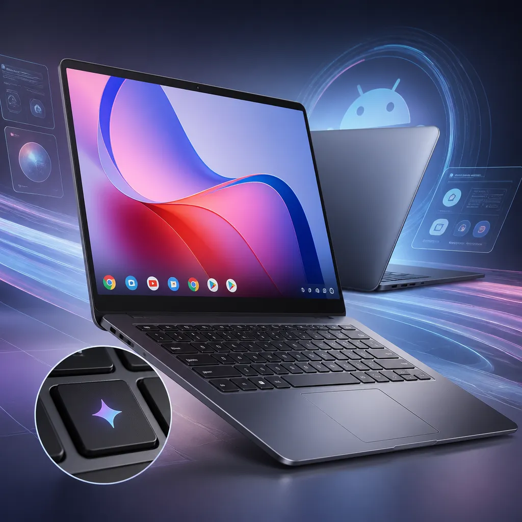 Lenovo Googlebook 15 ilk dəfə göründü: Gemini AI düyməsi və yeni Android təcrübəsi gəlir