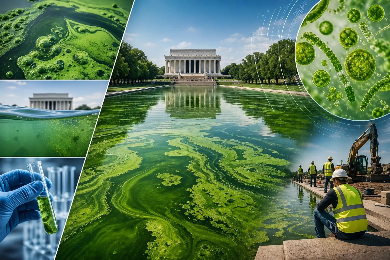 Lincoln Memorial hovuzu niyə yaşıllaşdı? Bahalı yeniləmədən sonra yosun böhranı