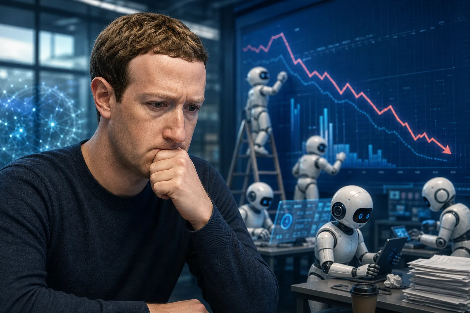 Mark Zuckerberg Meta-da AI agentlərinin tempindən narazıdır: gözləntilər özünü doğrultmur