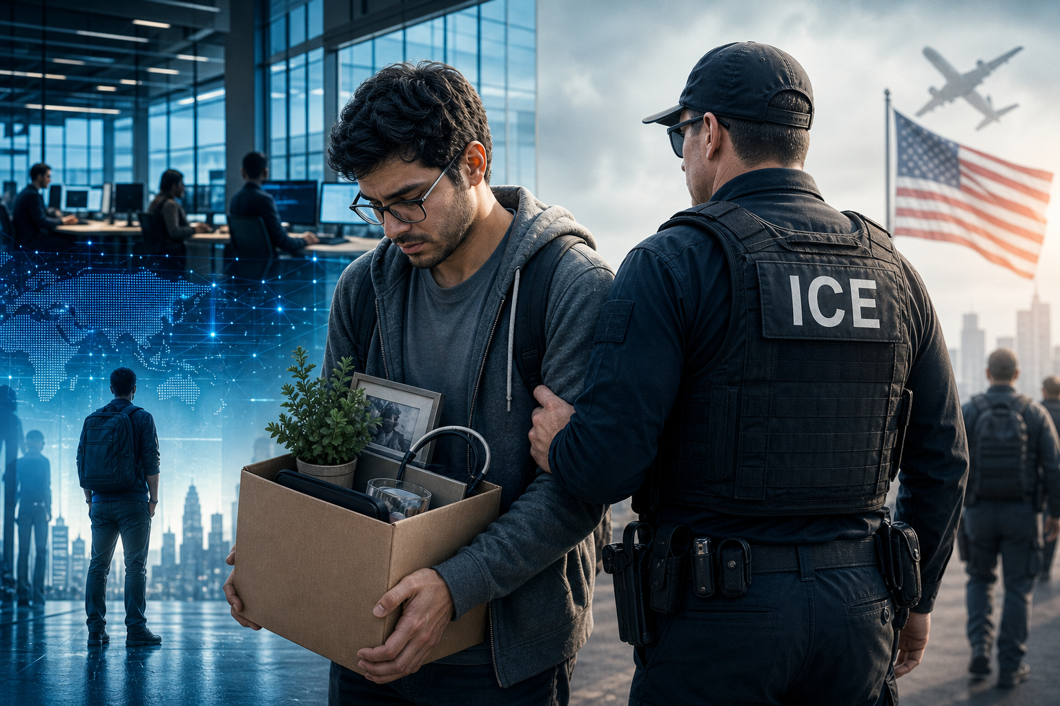 Meta-da ixtisar olunan əməkdaş ICE tərəfindən saxlanıldı: vizalı tech işçilər üçün yeni siqnal