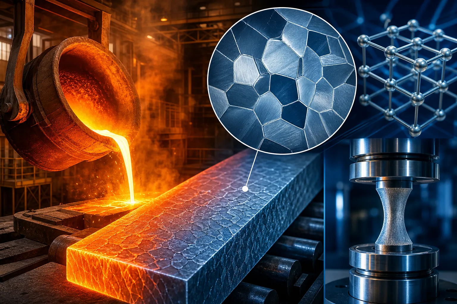 Metalların istehsalında yeni dövr: Yavaş qızdırma ərintiləri daha möhkəm edə bilər