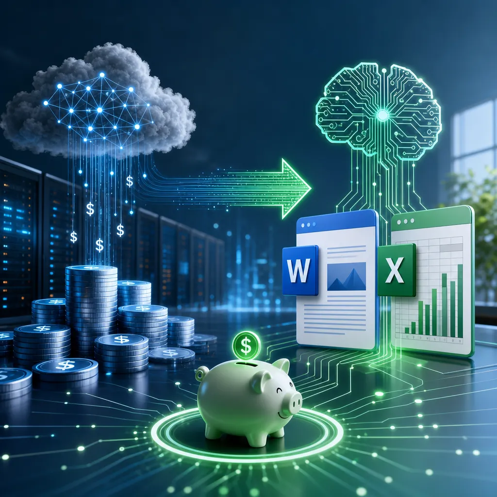 Microsoft AI xərclərini azaltmaq üçün Word və Excel-də öz modellərinə keçir