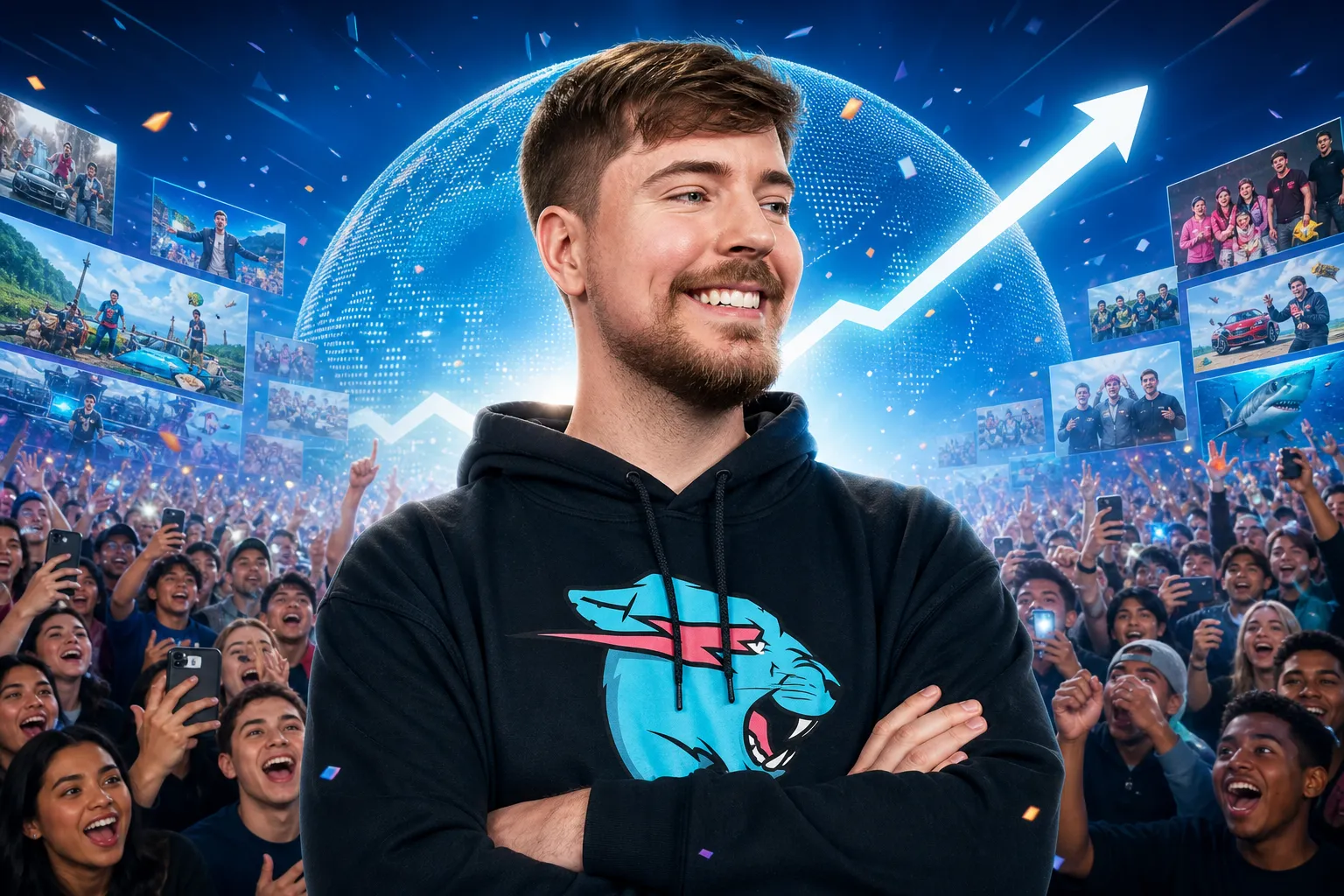 MrBeast YouTube-da 500 milyon abunəyə çatdı: Platformada yeni rekord yazıldı