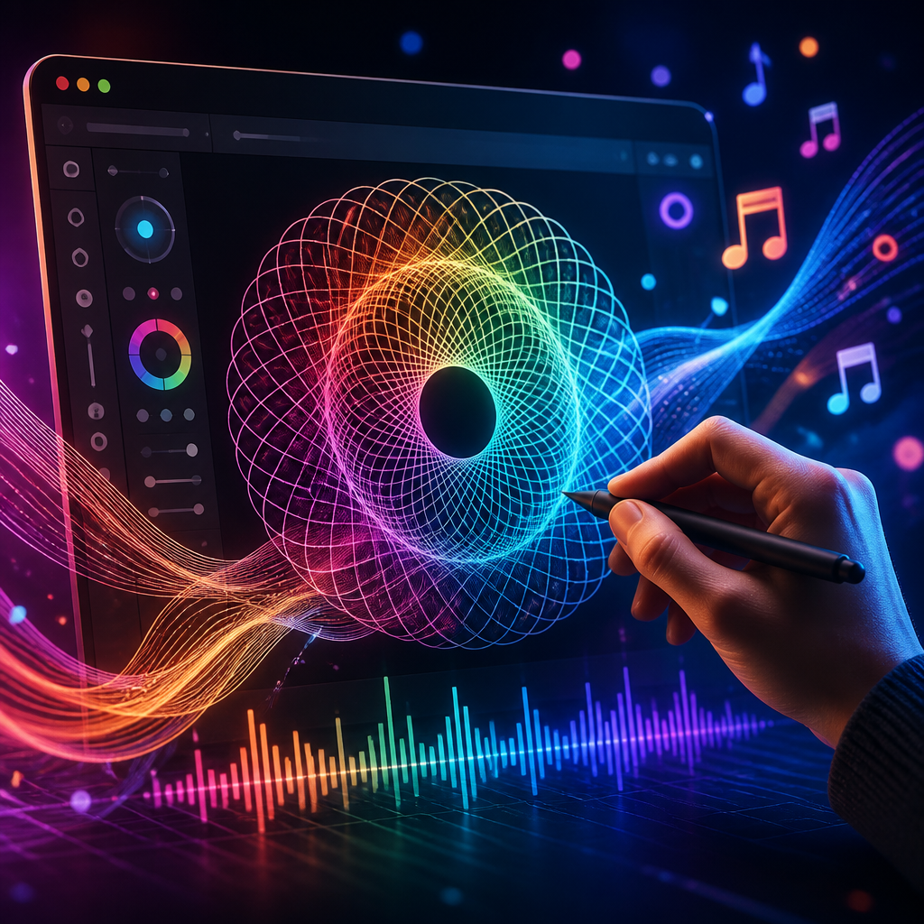 Musical Spirograph: Brauzerdə həm rəsm çəkən, həm də musiqi yaradan hipnotik veb alət