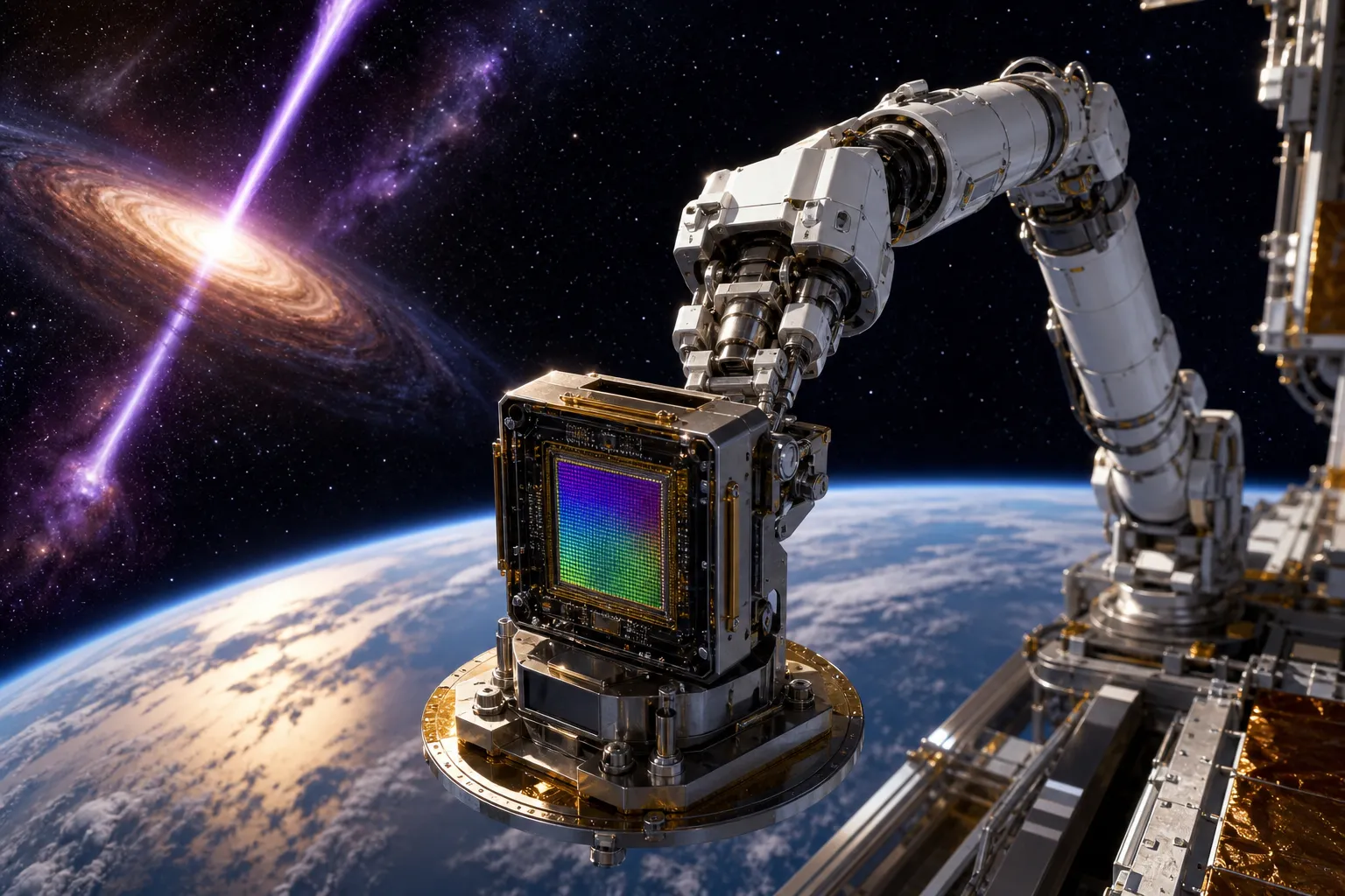 NASA-nın AstroPix sensoru 2027-ci ildə robot qol sınağında kosmik qamma-şüa detektorlarını irəli aparacaq
