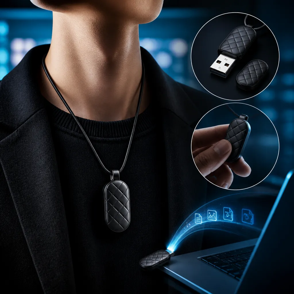 Noware Puff: Boyunbağı kimi görünən gizli USB yaddaş satışa çıxır