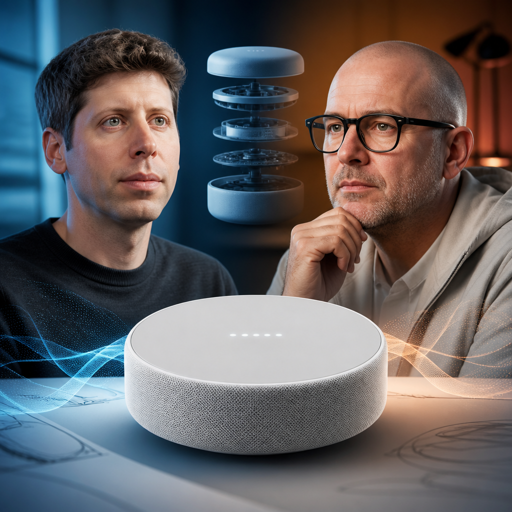 OpenAI və Jony Ive-dan ilk cihaz: xokkey şaybası ölçüsündə AI kolonka gəlir