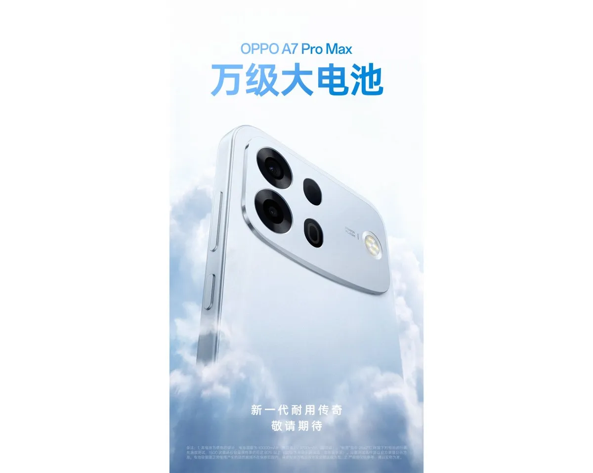 OPPO A7 Pro Max: 10.000 mAh Batareya ilə Elan Edildi