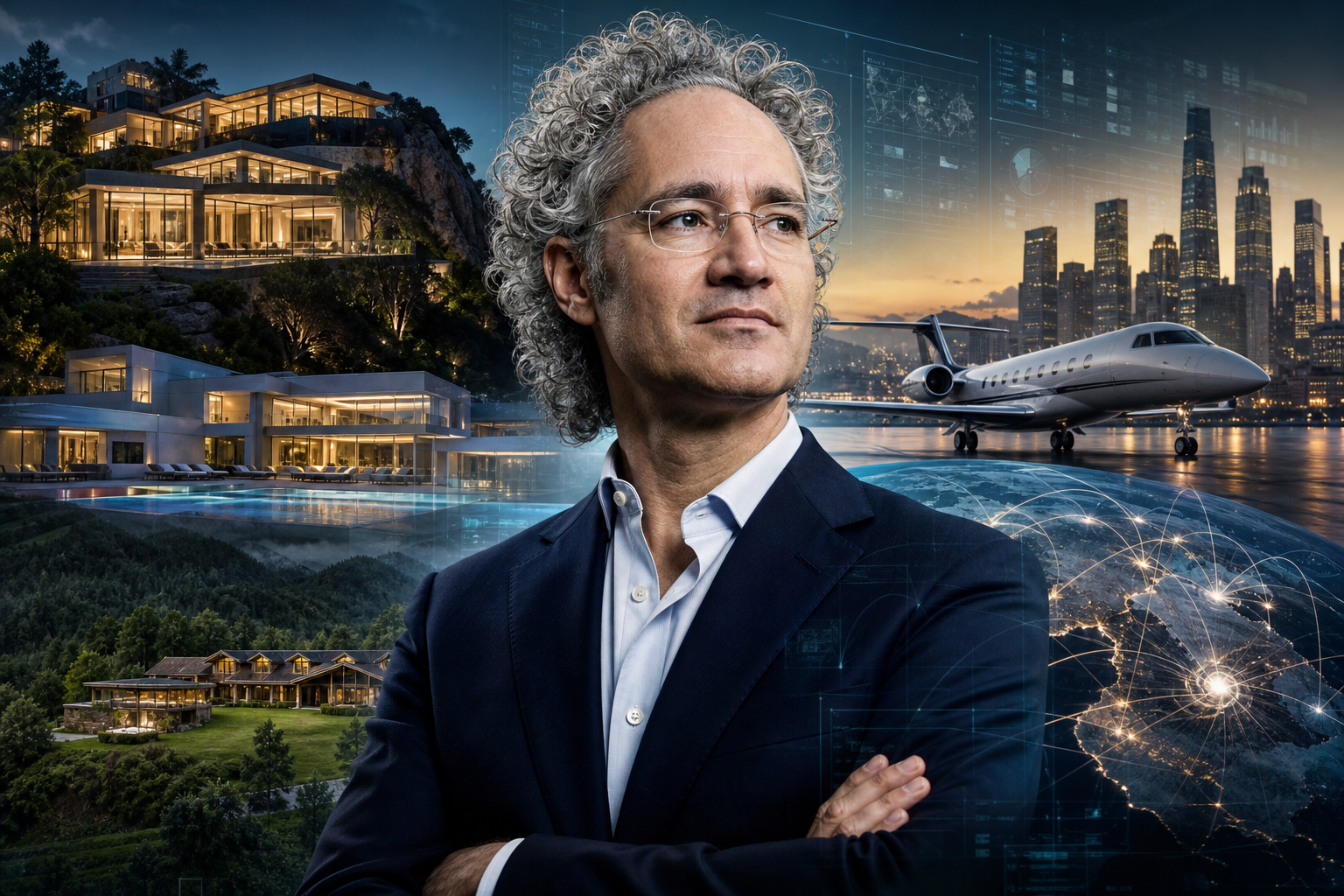 Palantir CEO-su Alex Karp 200 milyon dollarlıq gizli mülklər imperiyası qurub